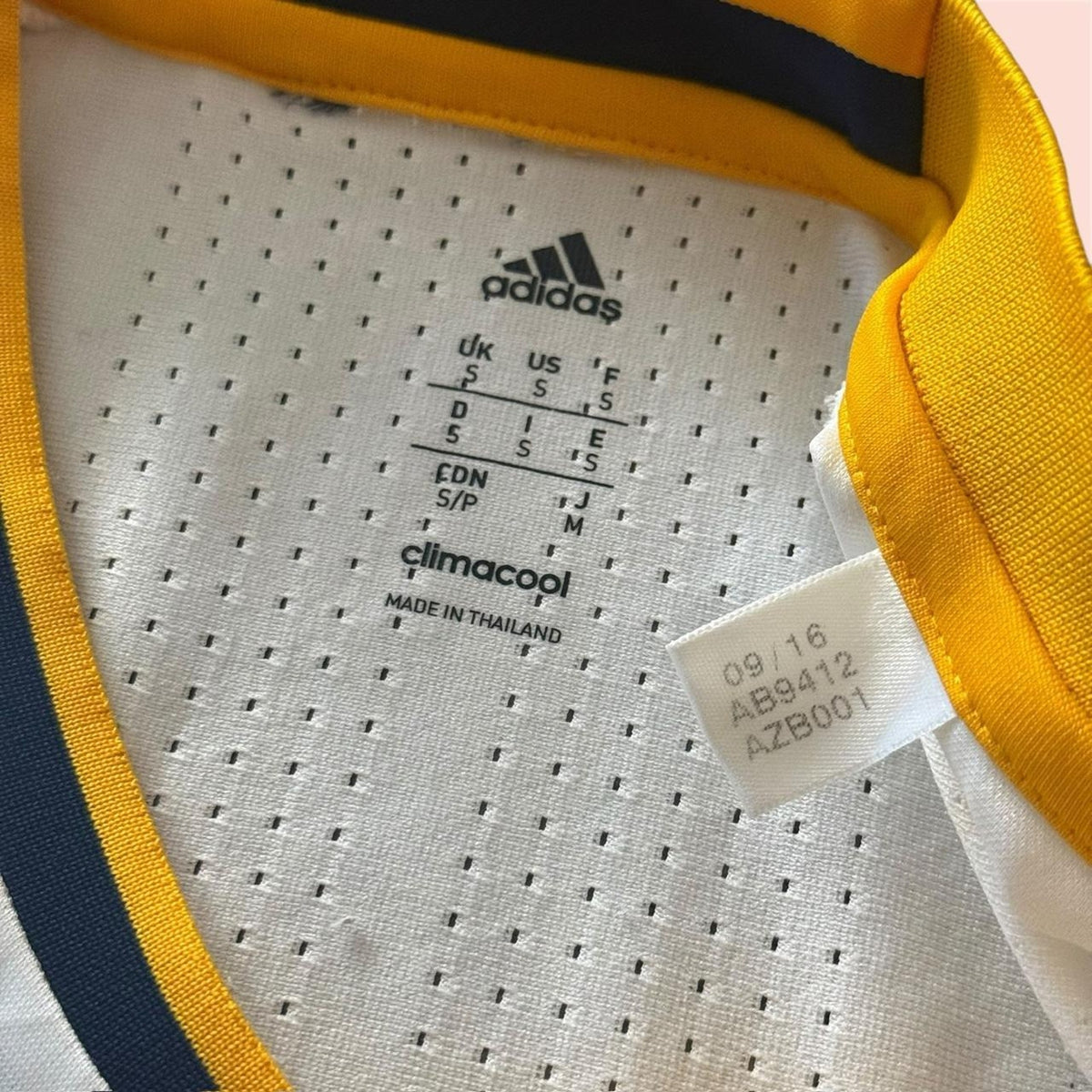2016/17 Adidas MLS Los Angeles Galaxy Home Soccer Jersey Kit Mens Small