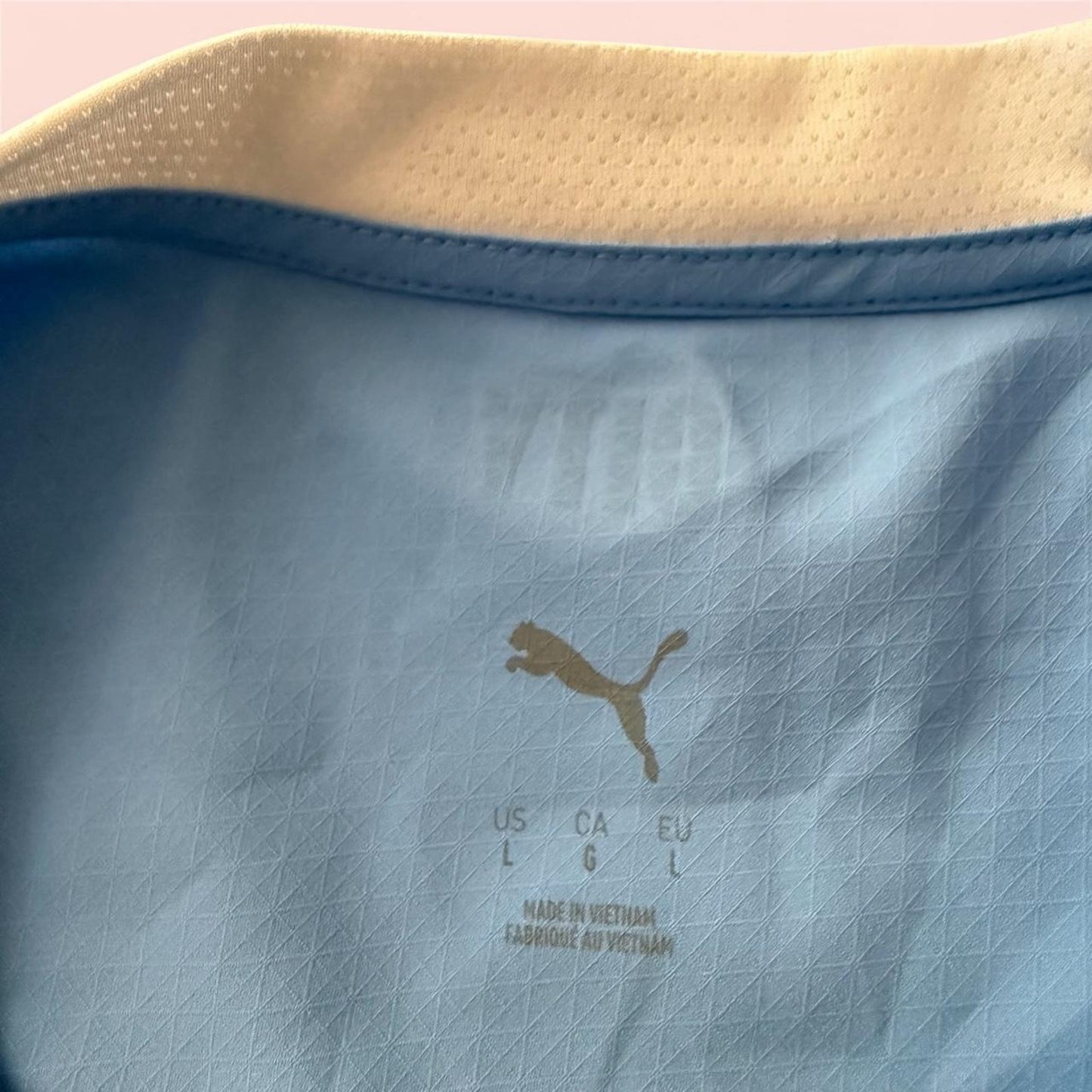 NWT 2025/26 Puma Manchester City Home Soccer Jersey Kit Mens Large