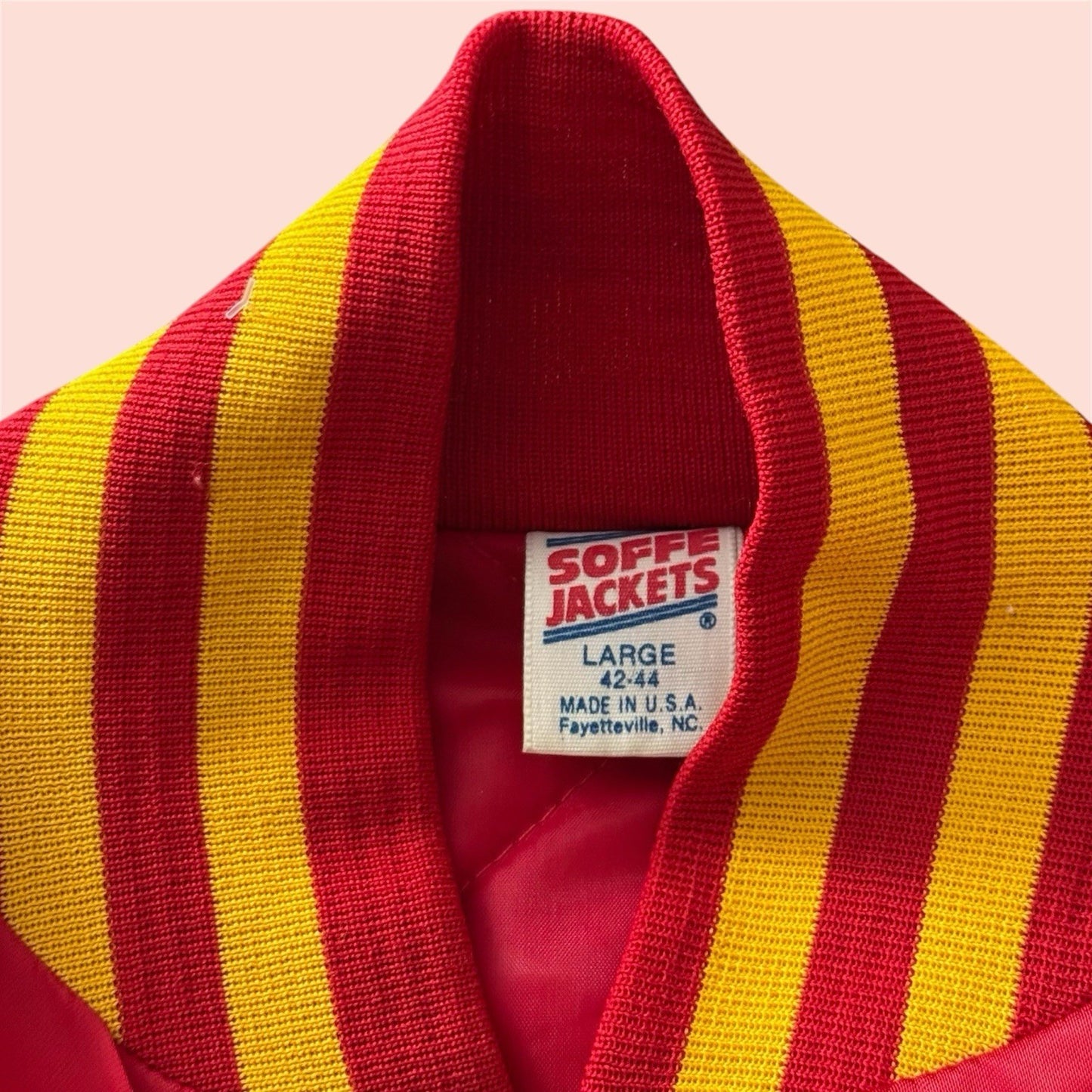 Vintage 80s US Marines Satin Bomber Jacket Mens Large
