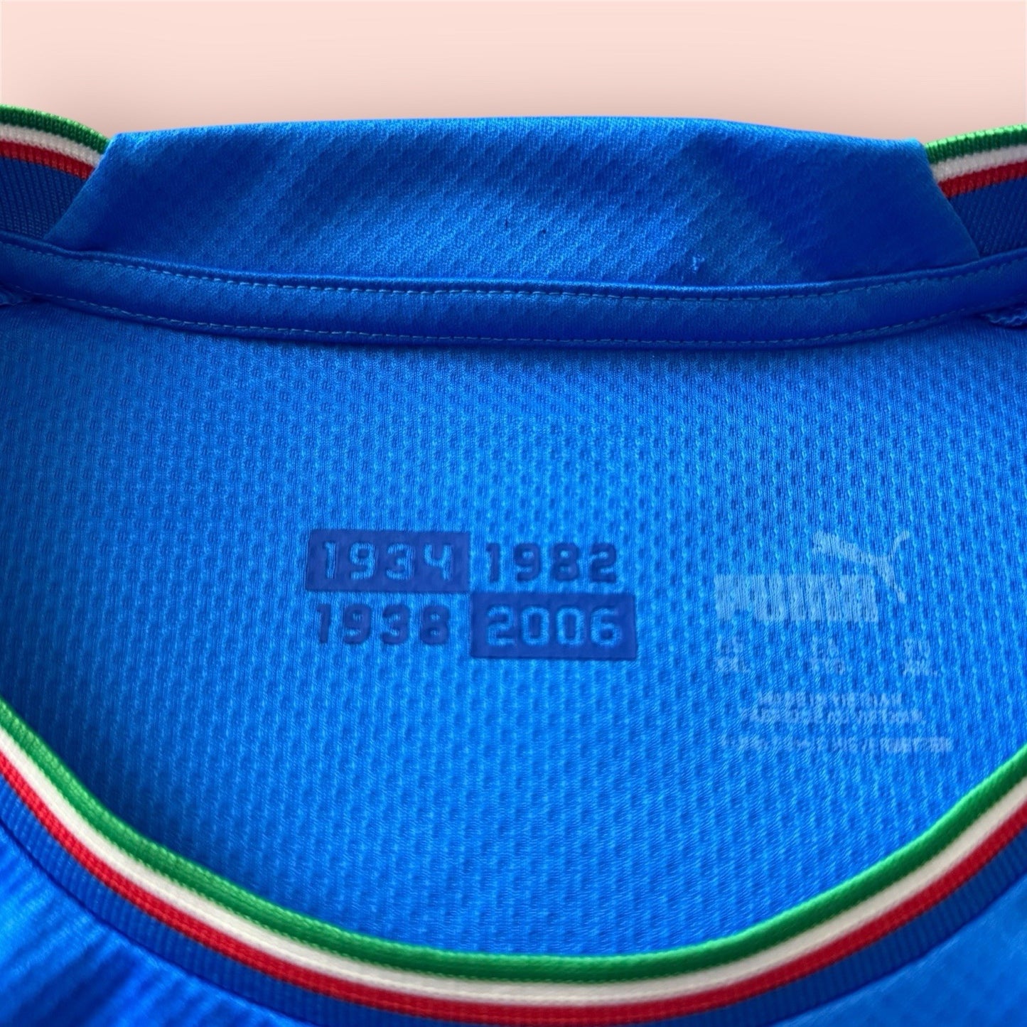 Puma 2022 Italy National Home Soccer Kit Jersey Mens 2XL