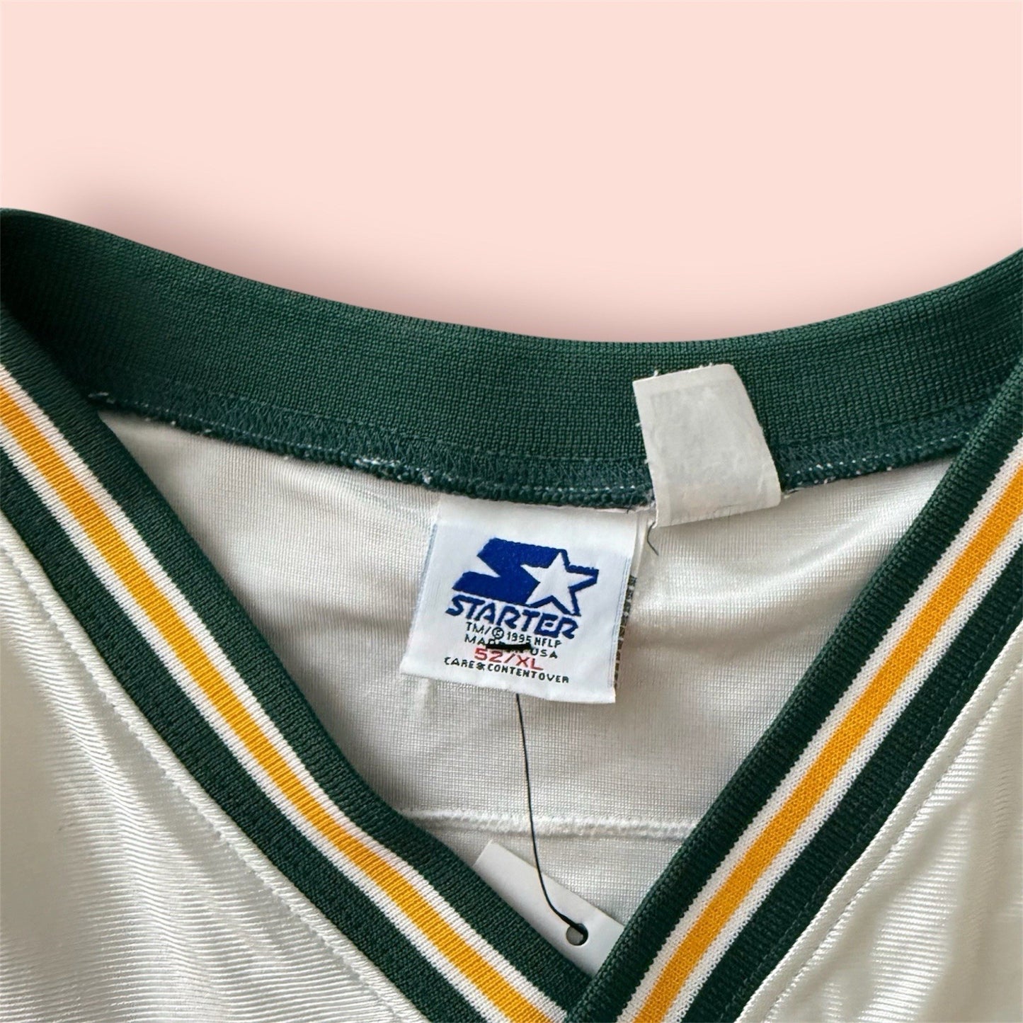 Vintage Starter NFL Green Bay Packers Brett Favre Football Jersey Mens 52 XL
