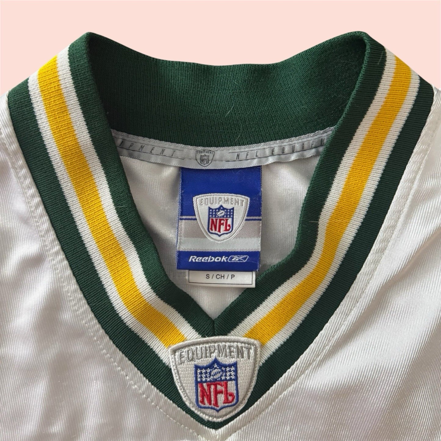 Reebok NFL Green Bay Packers Brett Favre Football Jersey Mens Small