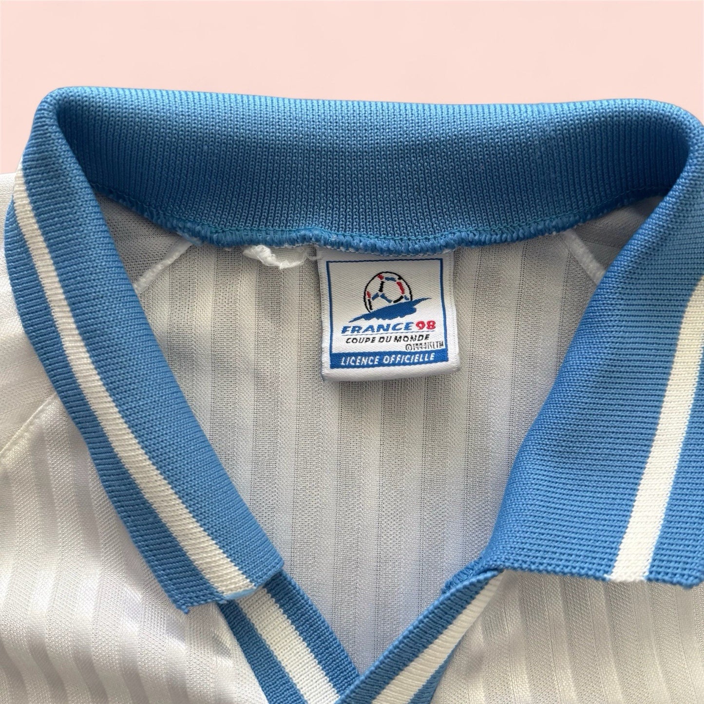 Vintage Argentina 1998 France World Cup Soccer Kit Jersey Mens Large