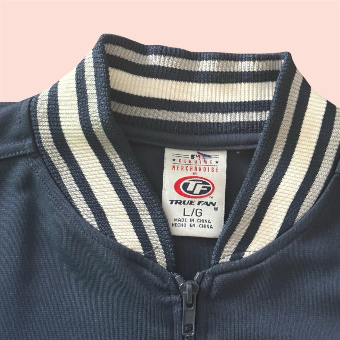 True Fan MLB New York Yankees Baseball Jersey Mens Large