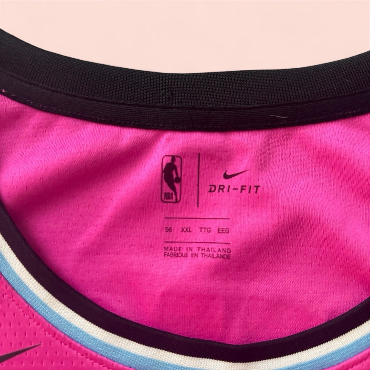 Nike NBA Miami Heat Hassan Whiteside Basketball Jersey Mens 56 2XL