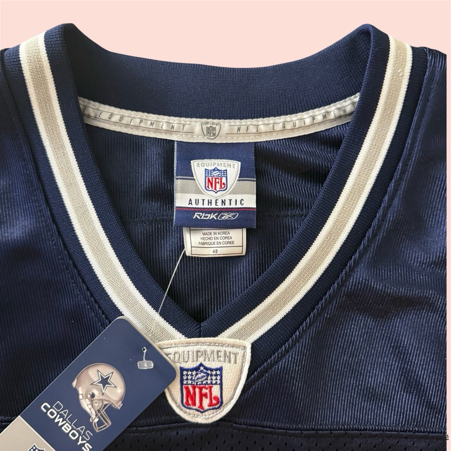 Reebok NFL Dallas Cowboys Terrell Owens Football Stitched Jersey Mens 48 XL