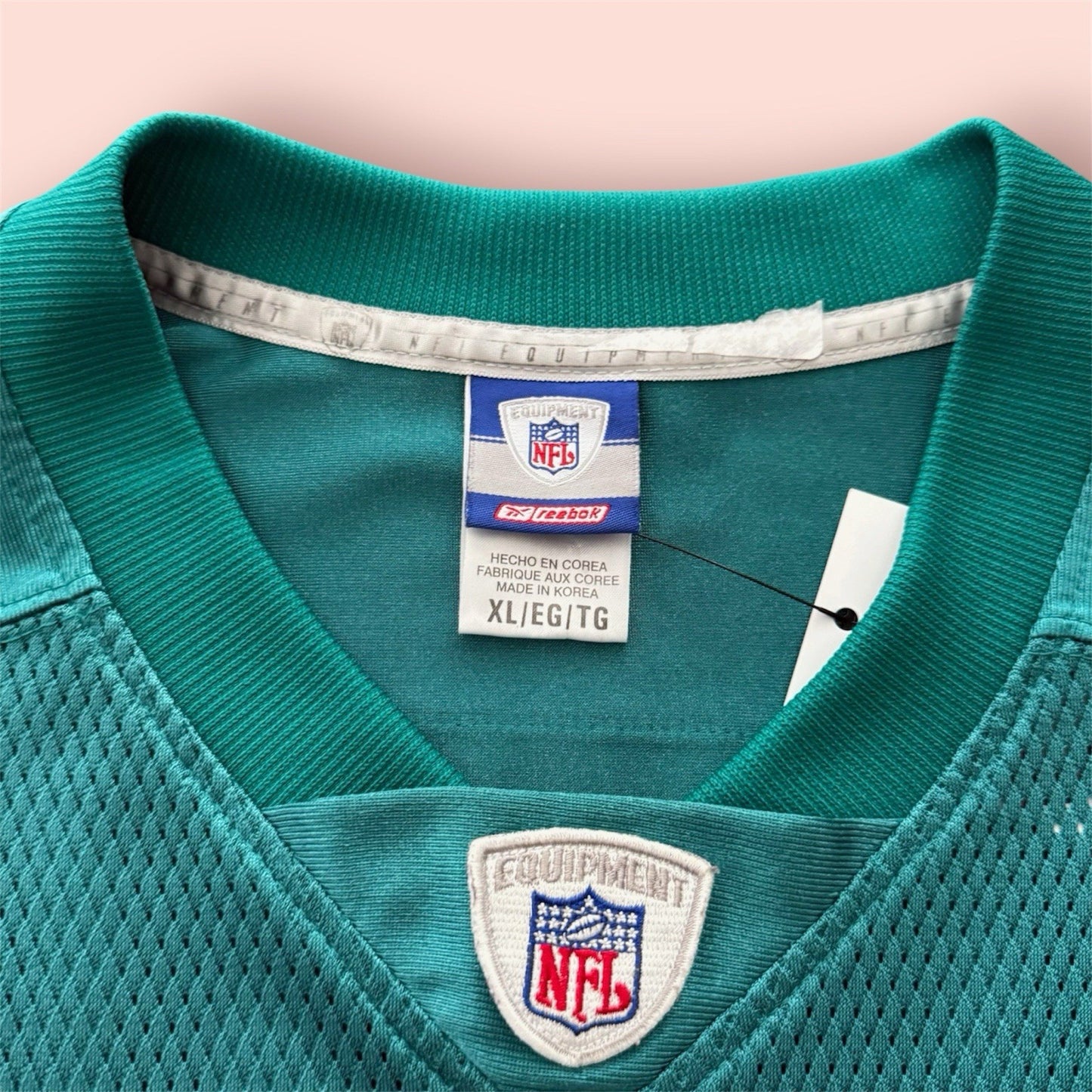 Reebok NFL Miami Dolphins Randy McMichael Football Jersey Mens XL