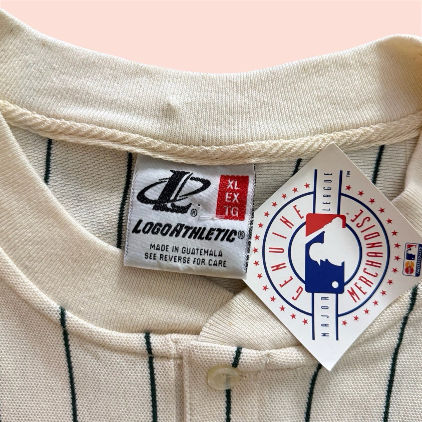 Vintage 2000 Logo Athletic MLB New York Yankees Baseball Shirt Mens XL