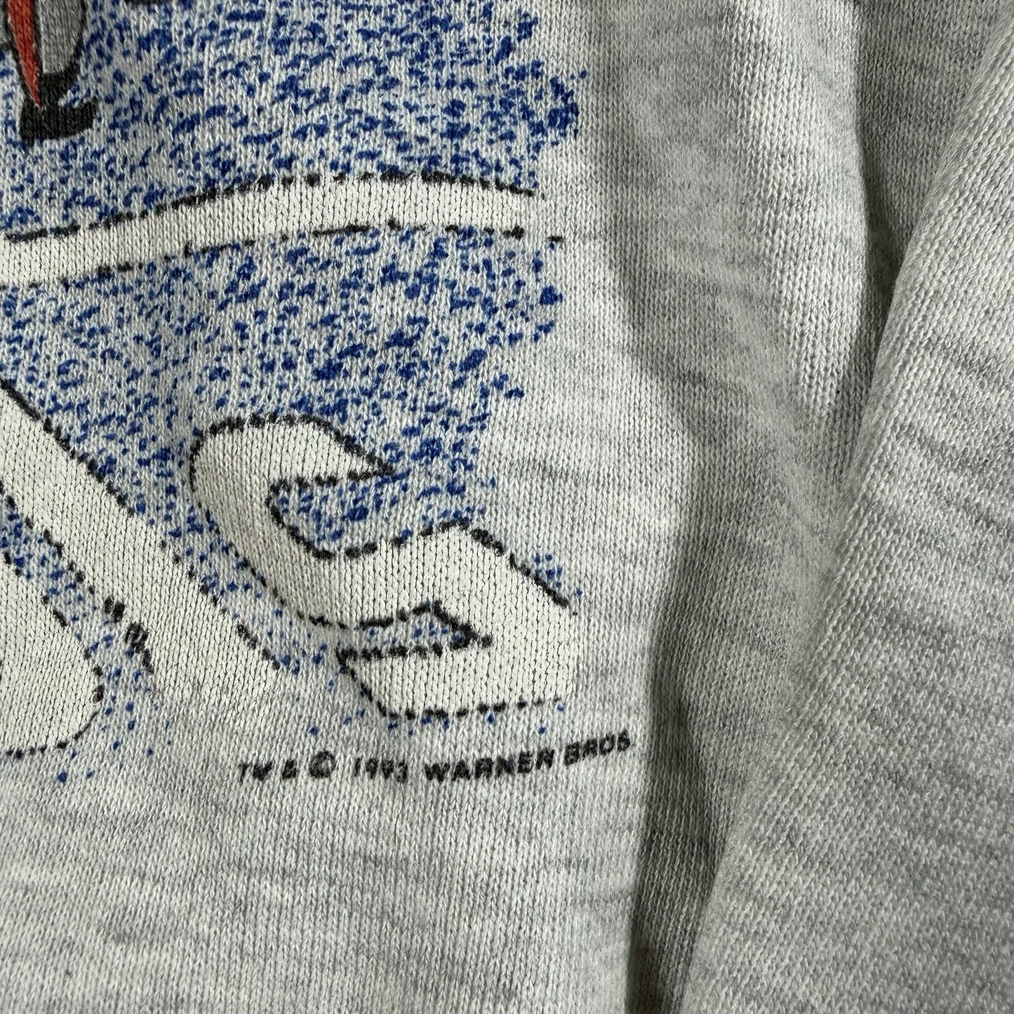 Vintage 1993 Warner Bros NFL Carolina Panthers Football Sweatshirt Mens Small
