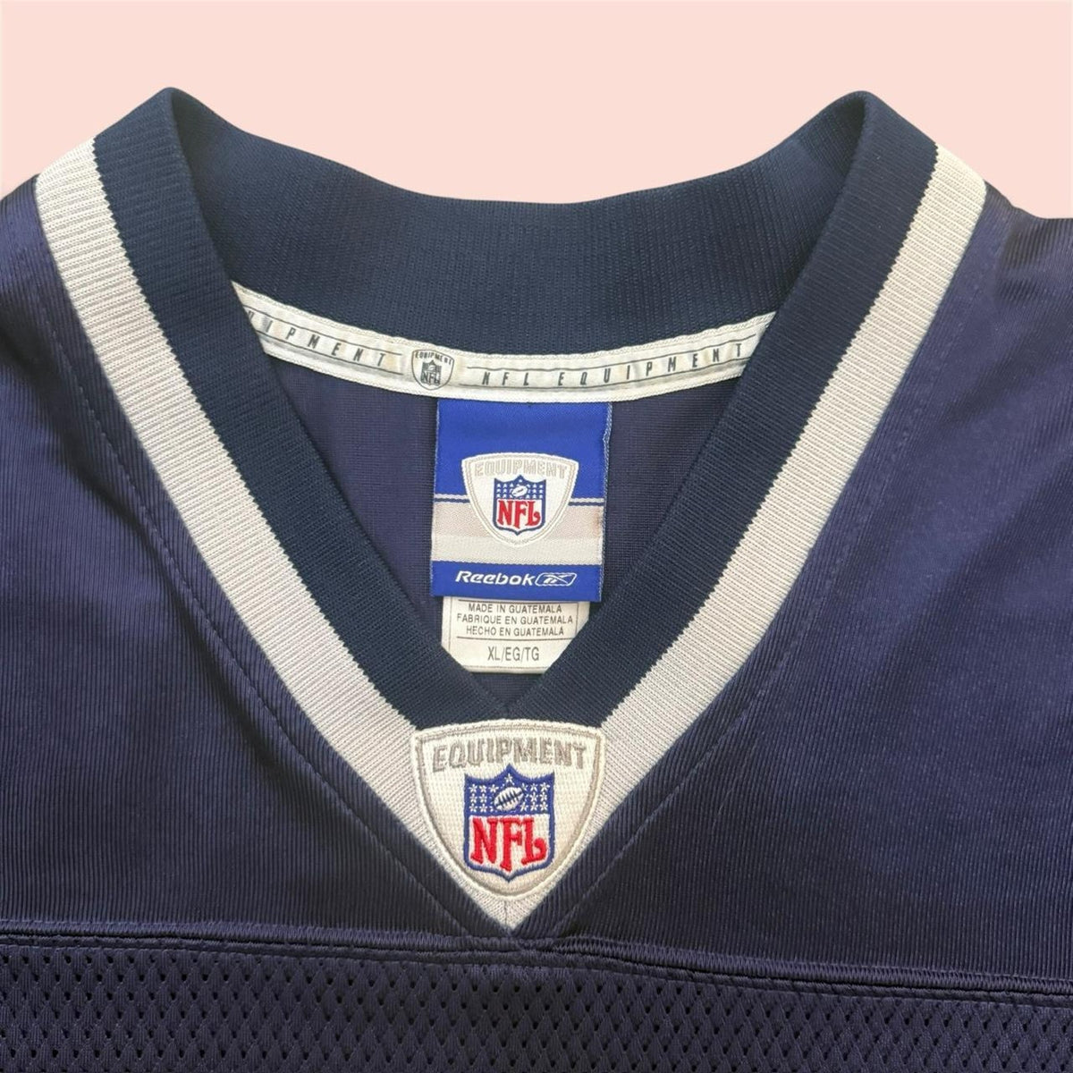 Vintage Reebok NFL New England Patriots Teddy Bruschi Football Jersey Mens XL