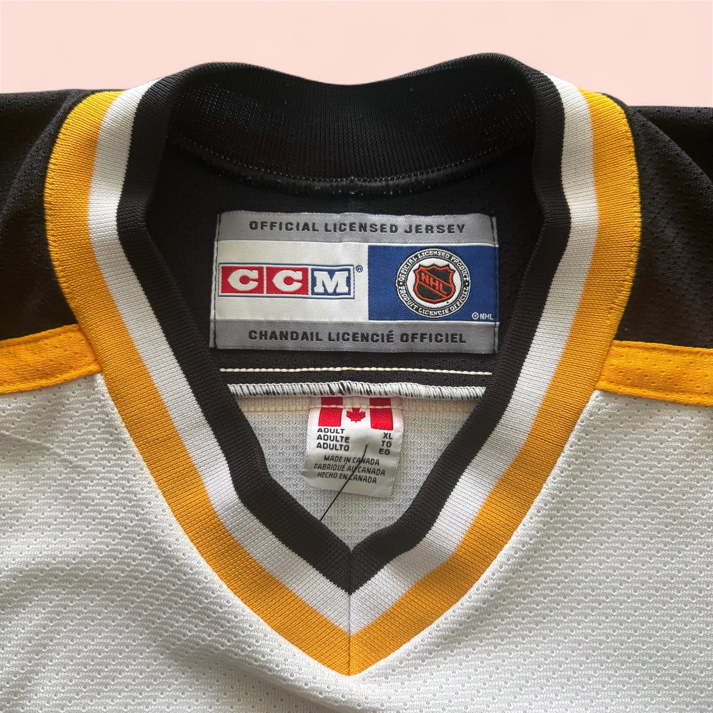 Vintage CCM NHL Boston Bruins Hockey Jersey Mens XL