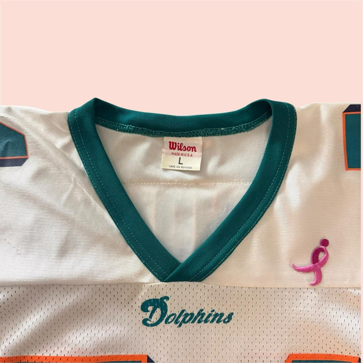 Vintage 90s Wilson Miami Dolphins Zach Thomas Football Jersey Mens 46 Large