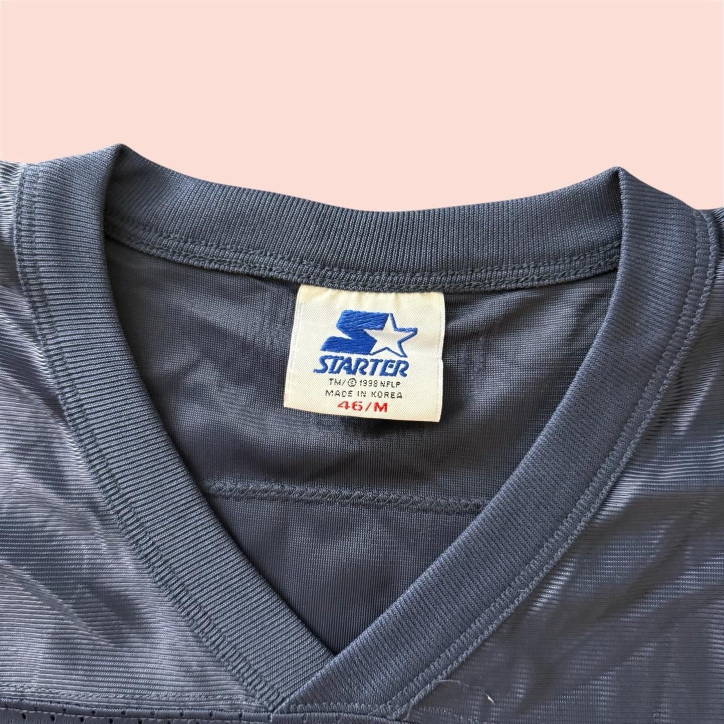 Starter NFL San Diego Chargers Natrone Means Football Jersey Mens 46 Medium