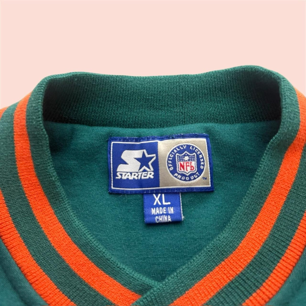 Vintage 90s Starter Miami Dolphins Football Sweatshirt Mens XL