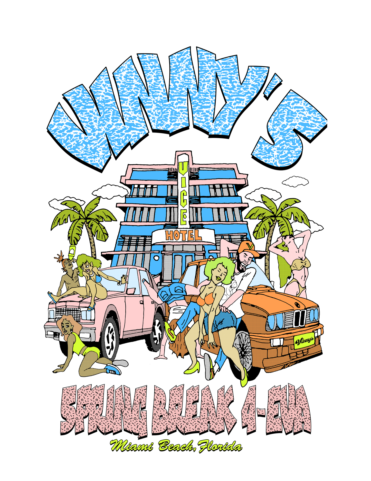 Spring Break 4-Eva Tee