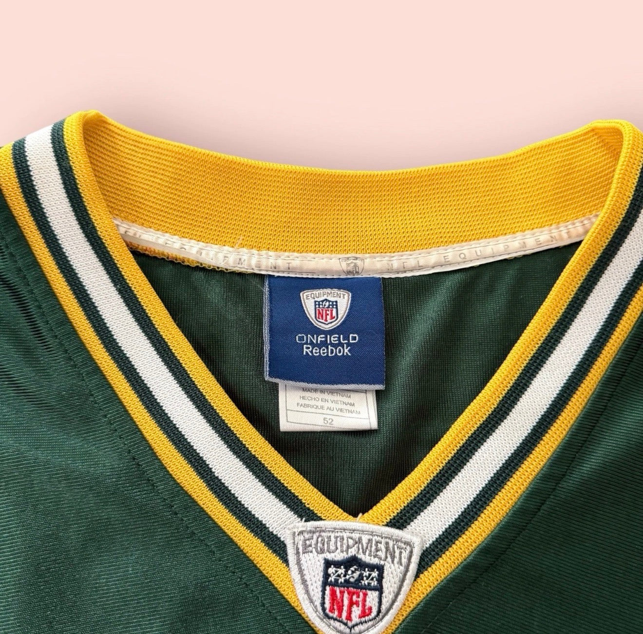 Reebok NFL Green Bay Packers Clay Matthews Football Jersey Mens 52 XL