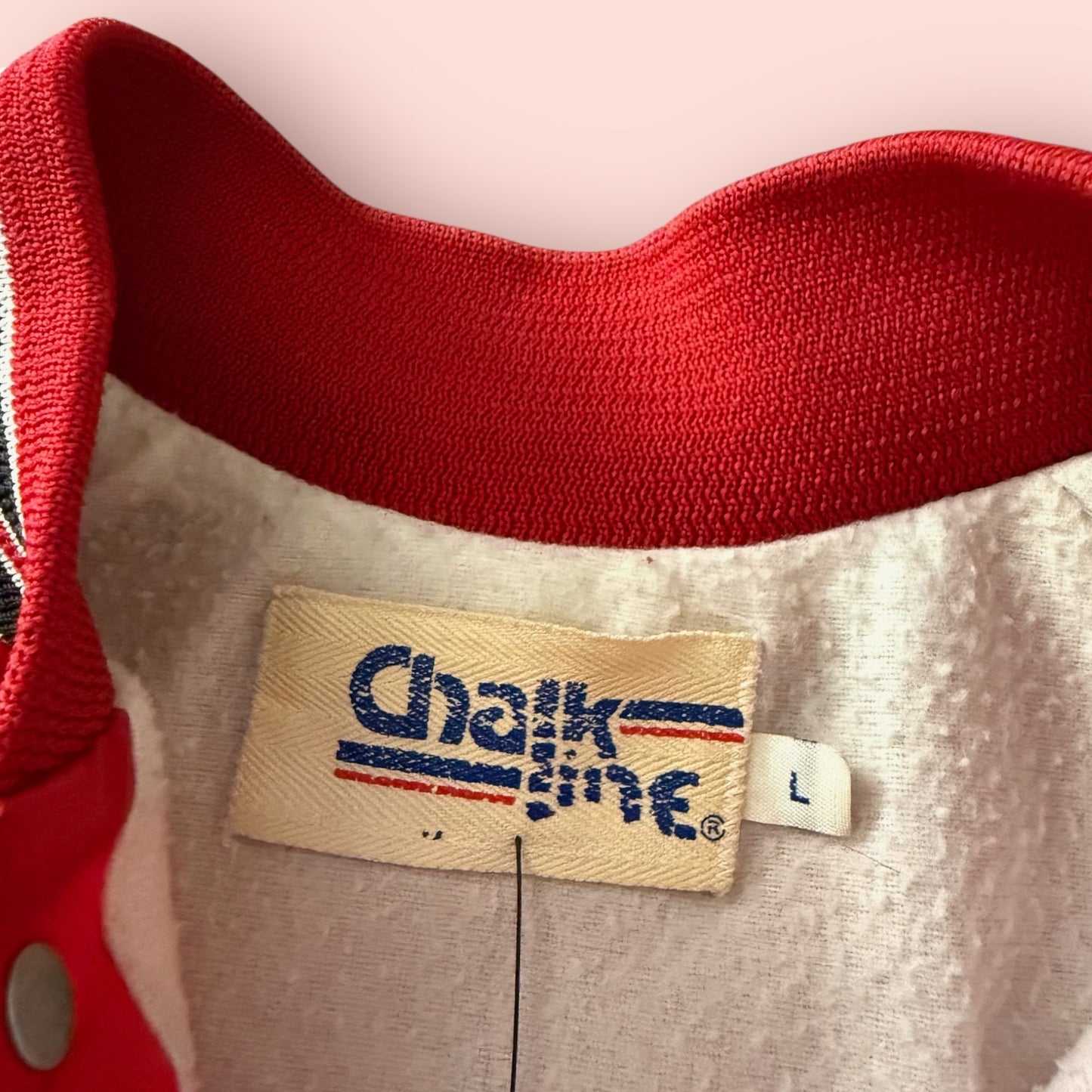 Chalk Line Chicago Bulls Satin Bomber Jacket Mens Large