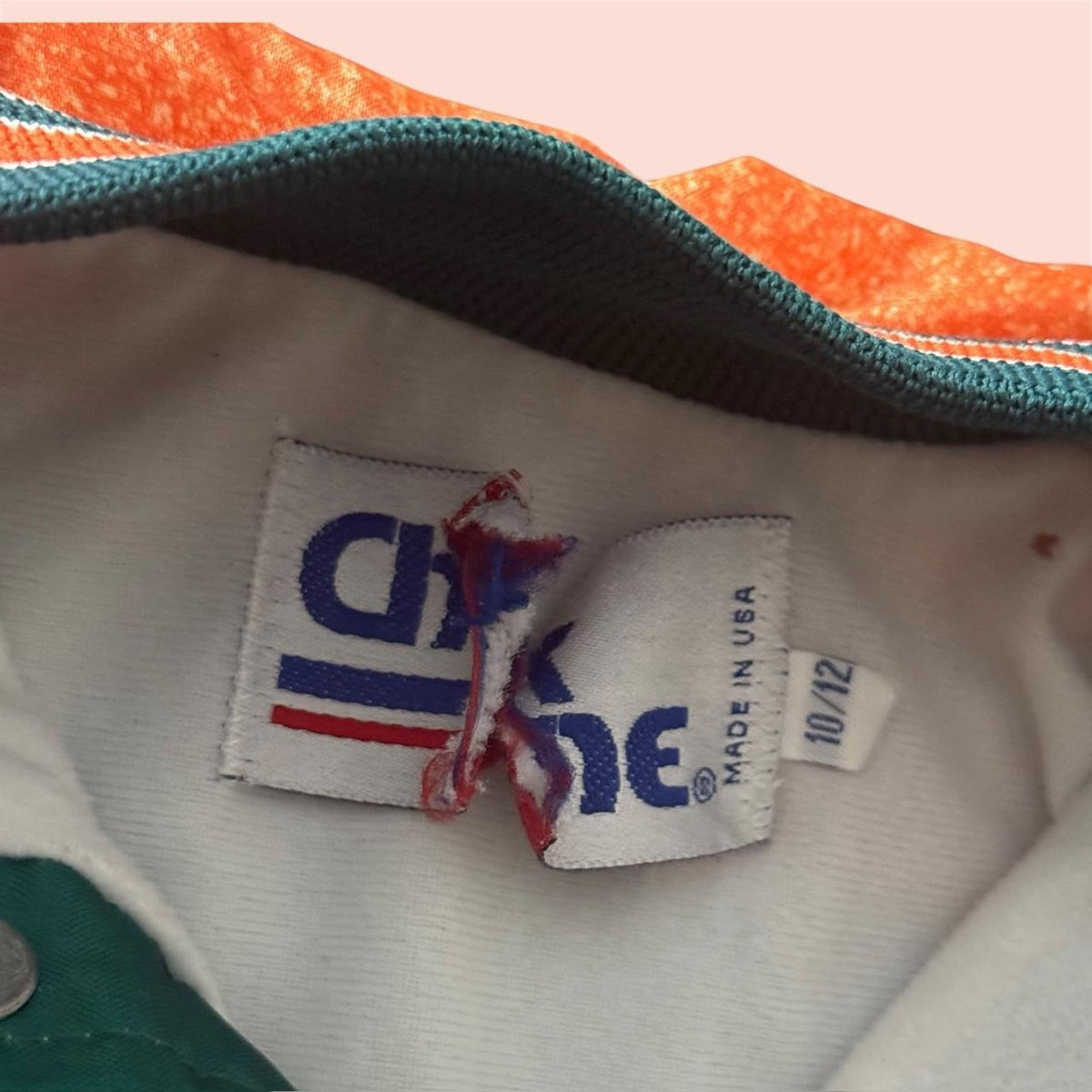 Vintage Chalk Line NFL Miami Dolphins Fanimation Football Jacket Youth Medium