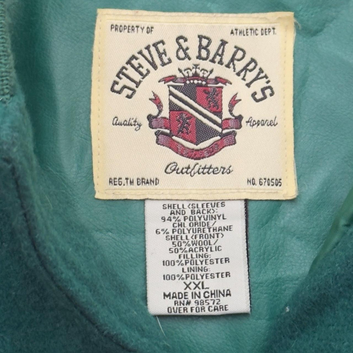 Vintage 00s Steve & Barry’s Miami Hurricanes College Varsity Jacket Mens 2XL