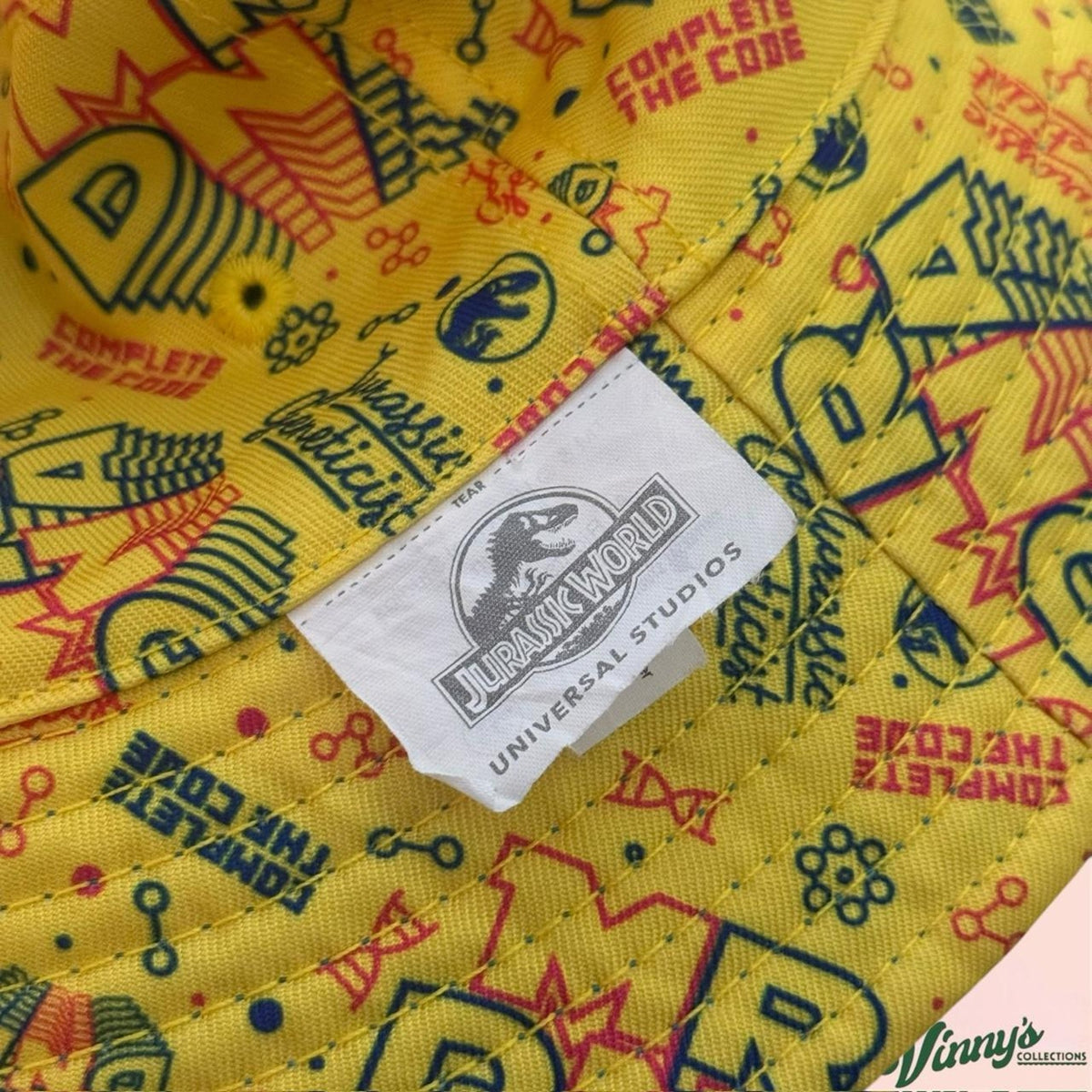 Universal Studios Jurassic World Jurassic Park Mr. DNA Reversible Bucket Hat