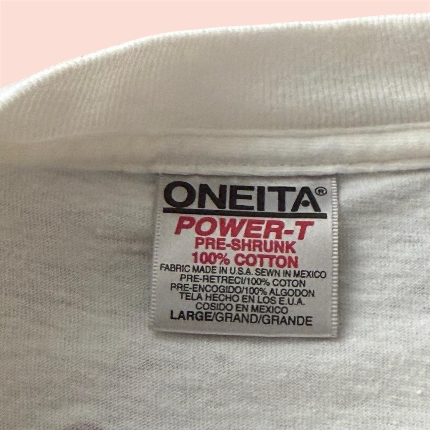 1995 Oneita Florida State Miami Hurricanes Lights Out College Shirt Mens Large