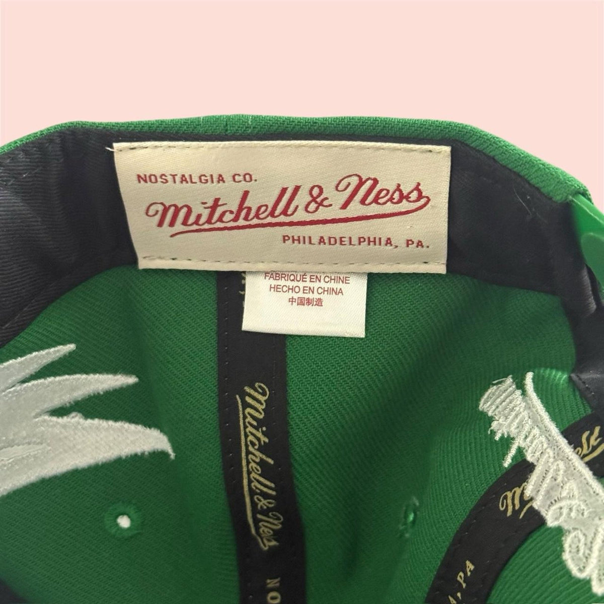 Mitchell & Ness Philadelphia Eagles Kelly Green Wings Snapback Hat
