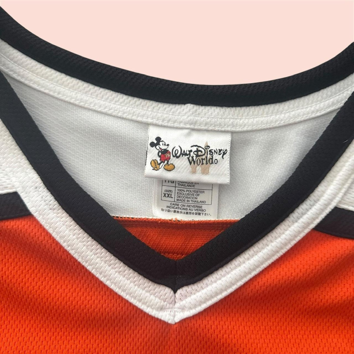 Vintage 90s Disney World Plutos Devil Dogs K9 Hockey Jersey Mens 2XL