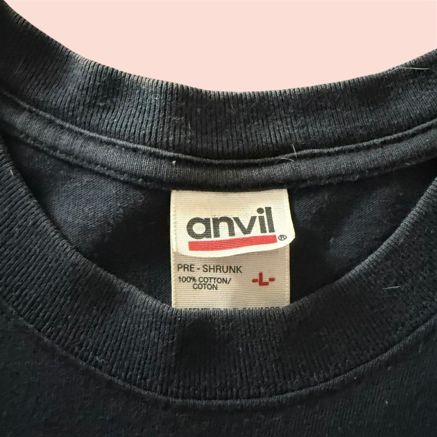 Vintage 2003 Anvil Red Bar Neil Young Crazy Horse Tour Shirt Mens Large