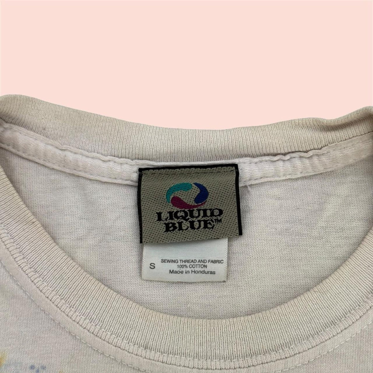 Vintage Y2K Liquid Blue Grateful Dead Tie Dye Bus Summer Tour Shirt Mens Small