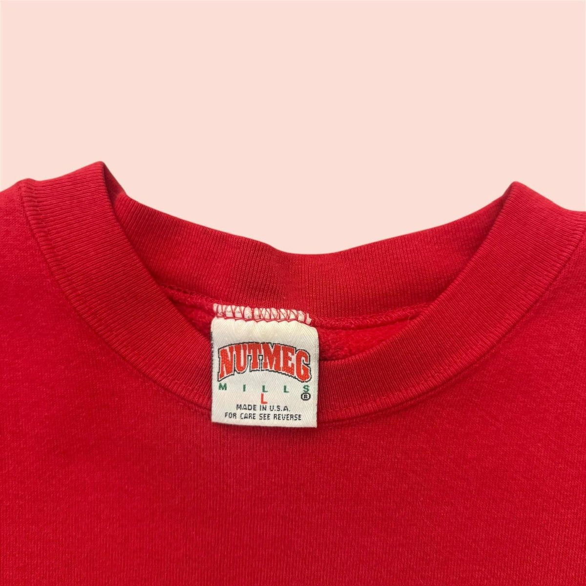 Vintage 90s Nutmeg Ohio State Buckeyes College Sweatshirt Mens Large