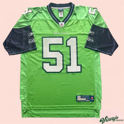 Reebok NFL Seattle Seahawks Lofa Tatupu Football Jersey Mens Large