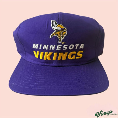 Vintage 90s New Era NFL Minnesota Vikings Football Snapback Hat