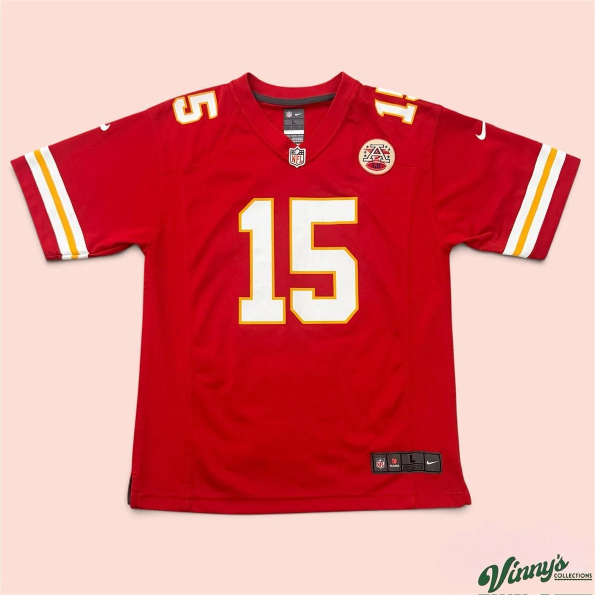 Nike NFL Kansas City Chiefs Patrick Mahomes Football Jersey Youth Large