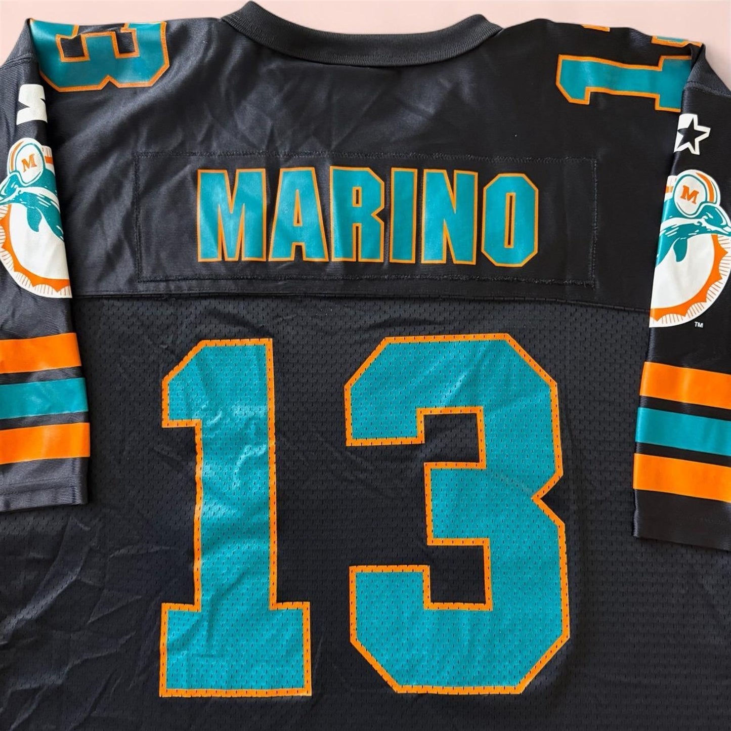 Vintage RARE NFL Starter Miami Dolphins Dan Marino Football Jersey Mens 48 Large