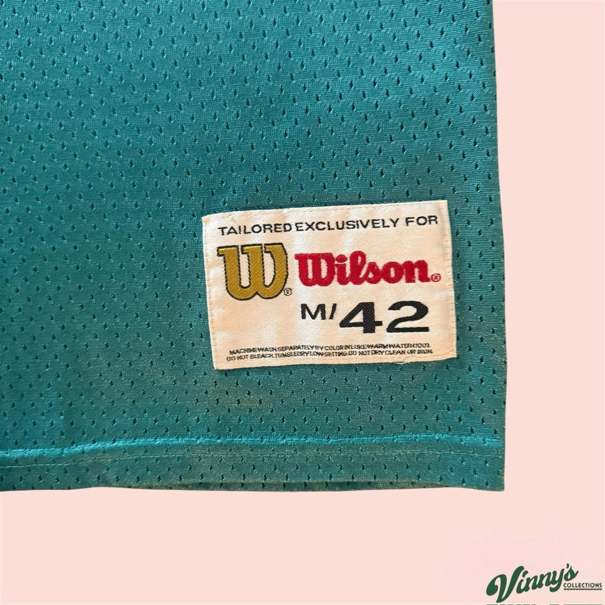 Vintage 80s Wilson NFL Miami Dolphins Dan Marino Football Jersey Mens Medium
