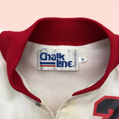 Vintage ChalkLine Chicago Bulls Michael Jordan Basketball Jacket Mens Medium