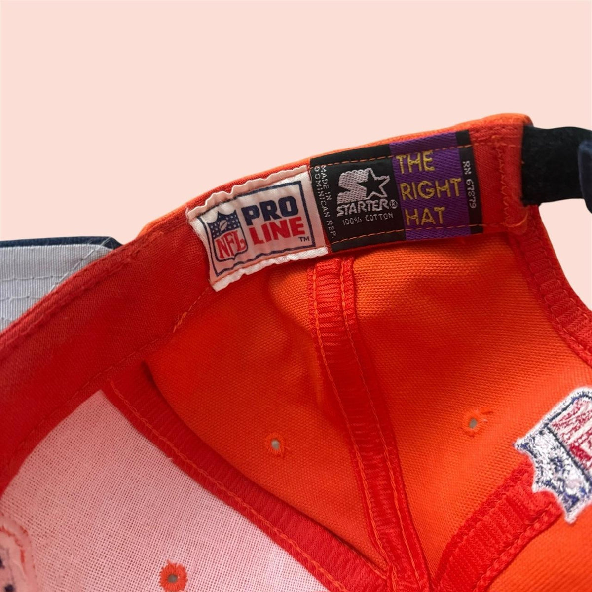 Vintage 90s Starter NFL Pro Line Denver Broncos Football Strapback Hat