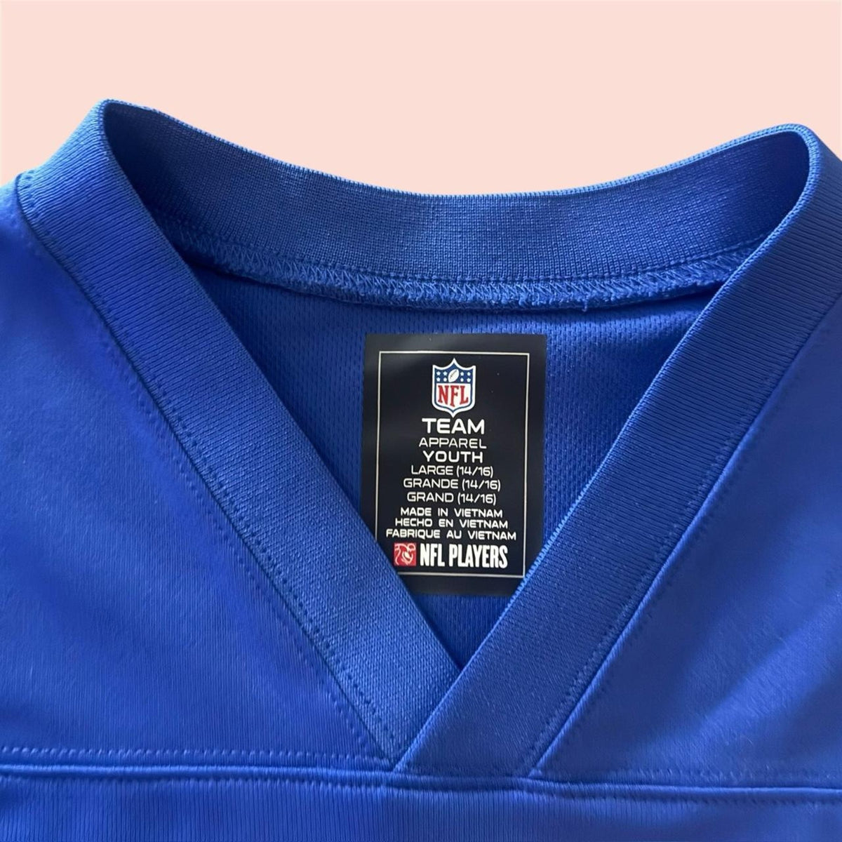 NFL Team Apparel New York Giants Eli Manning Football Jersey Youth Large