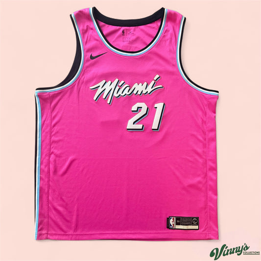 Nike NBA Miami Heat Hassan Whiteside Basketball Jersey Mens 56 2XL