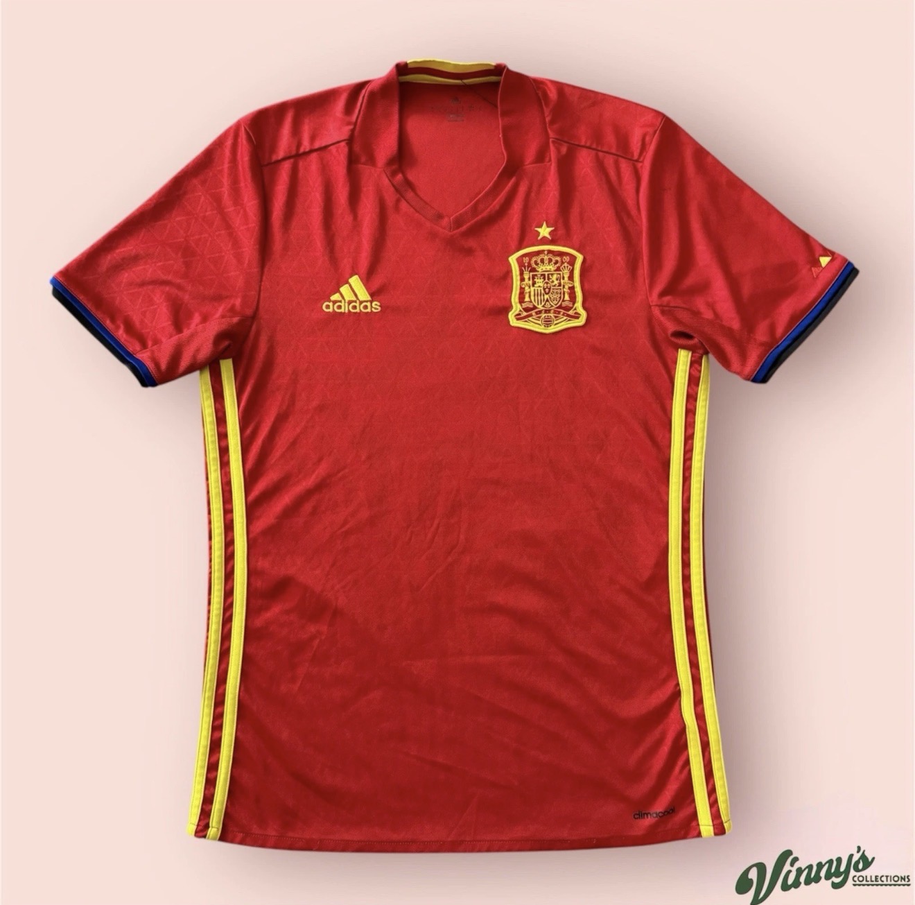 Adidas Spain National World Cup Soccer Kit Jersey Mens Small