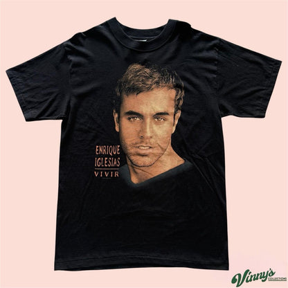 Vintage 1997 T-America Enrique Iglesias Vivir Tour Band Shirt Mens Large