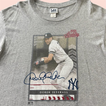Lee Sport New York Yankees Derek Jeter Signature Baseball Shirt Mens Large