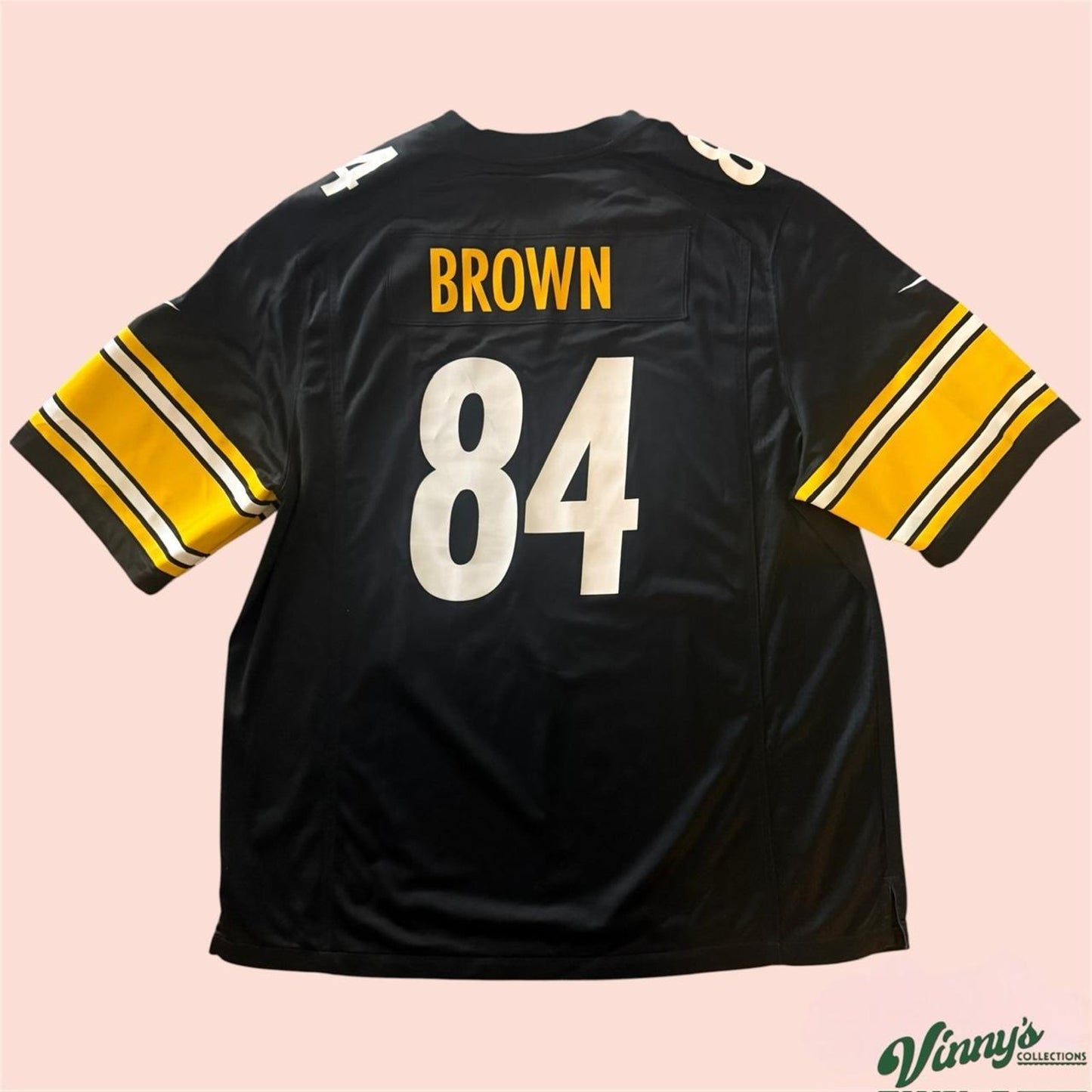 Nike On Field NFL Pittsburgh Steelers Antonio Brown Football Jersey Mens 2XL