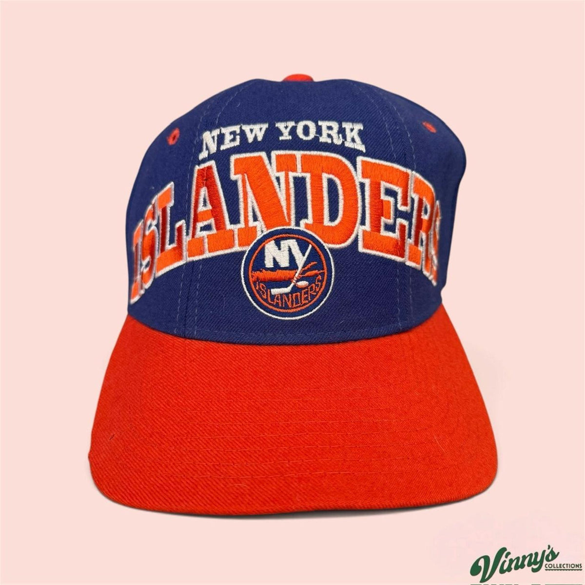 Vintage 90s Starter Wool Tri Power New York Islanders Hockey Snapback Hat