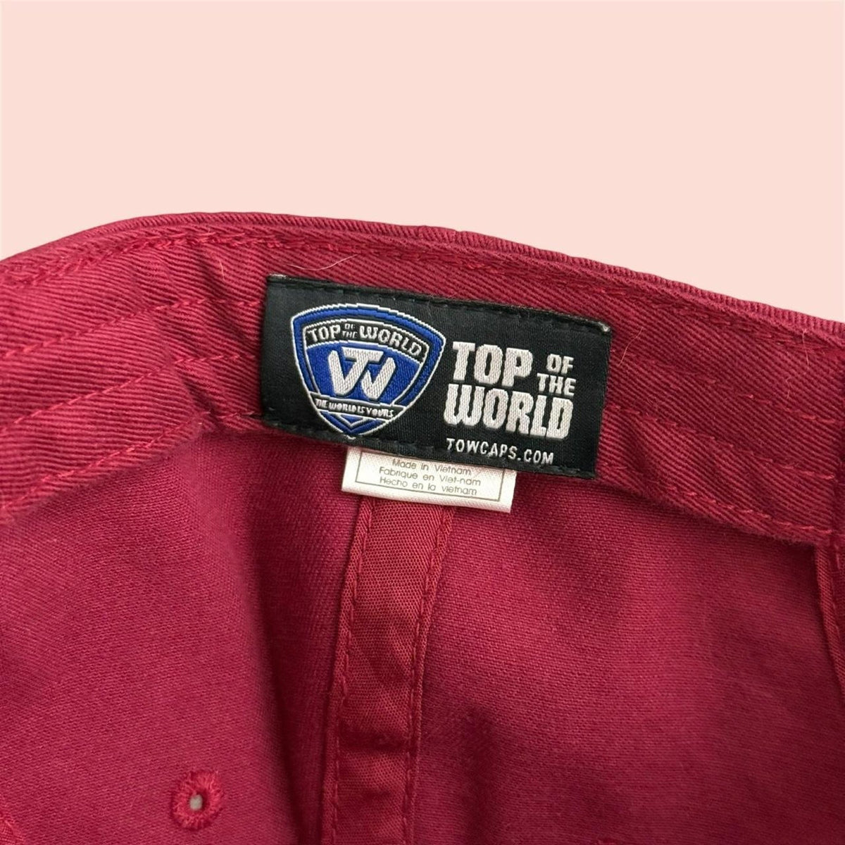 Top of the World FSU Florida State Seminoles College Dad Strapback Hat