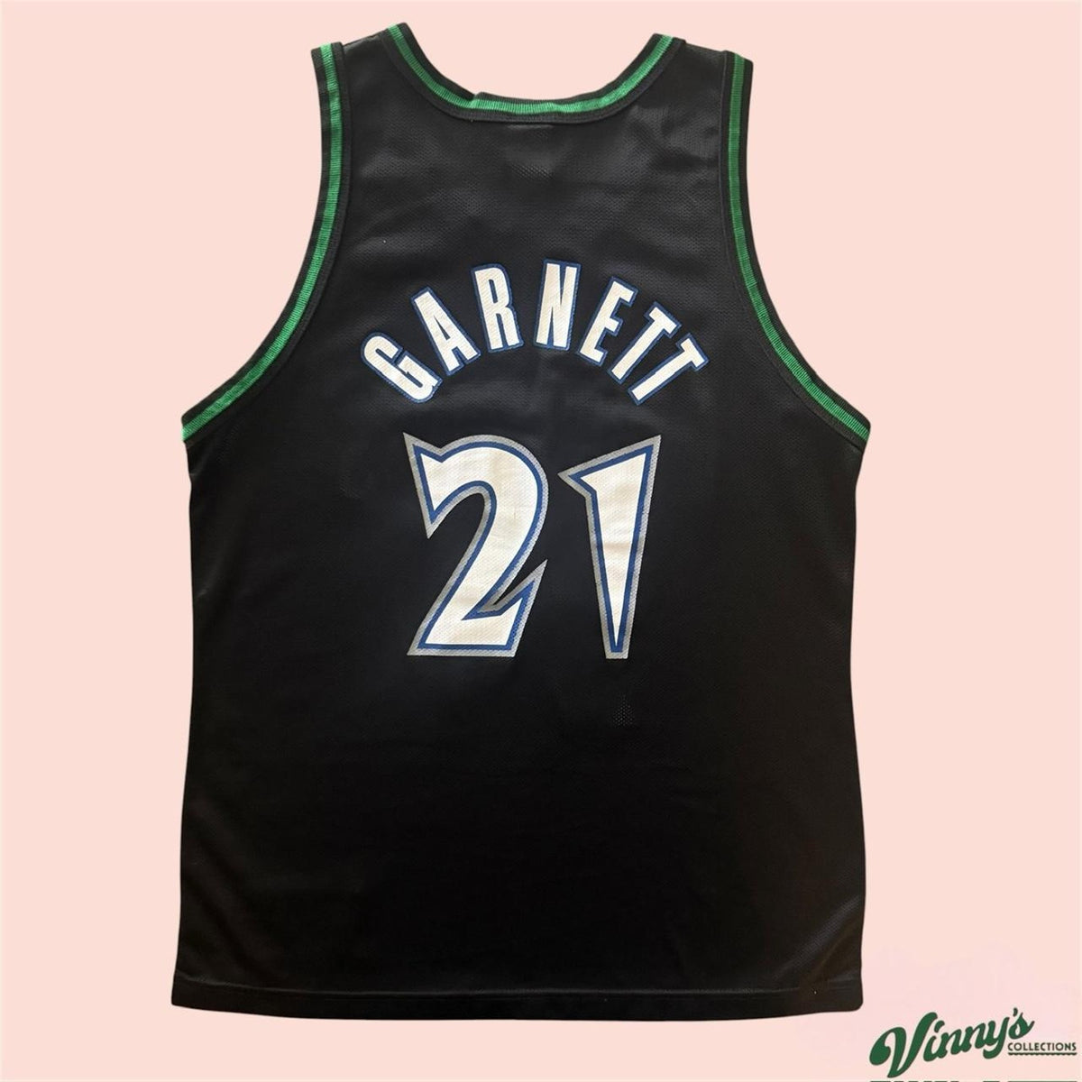 Champion NBA Minnesota Timberwolves Kevin Garnett Basketball Jersey  Mens Medium