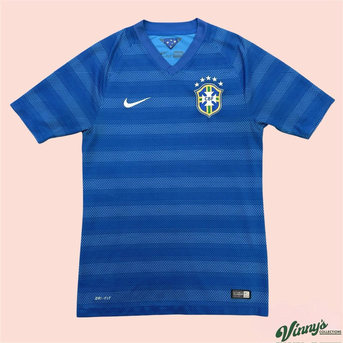 Nike 2014 Brazil National Team Soccer Jersey Mens Small