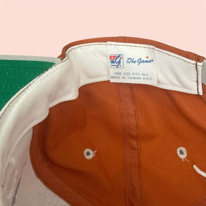 Vintage 90s The Game Texas Longhorns College Snapback Hat