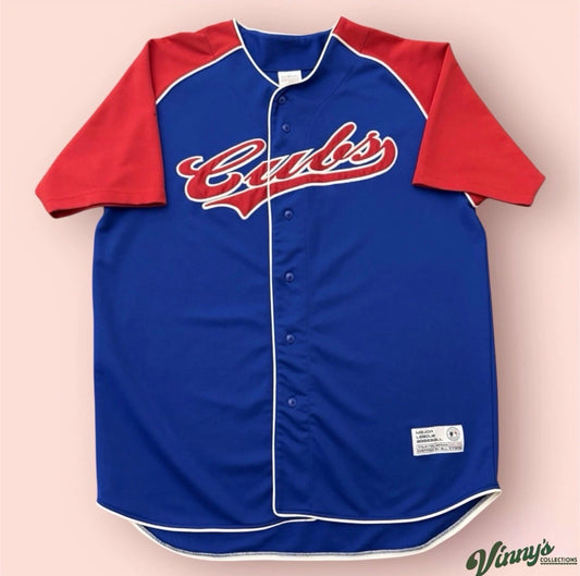 True Fan MLB Chicago Cubs Baseball Jersey Mens Large