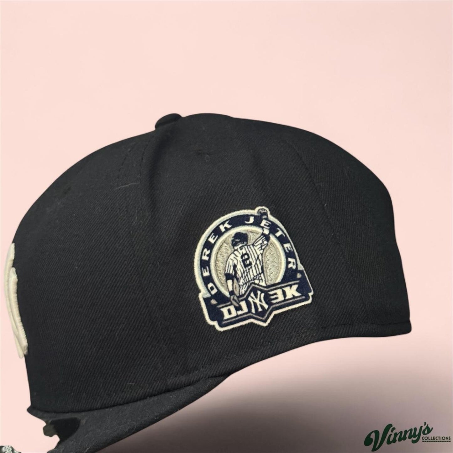 New Era 2009 MLB New York Yankees Derek Jeter 3000 Hits Baseball Fitted Hat 7 5/8